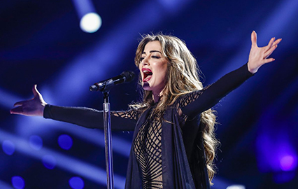 Iveta Mukuchyan - LoveWave (Armenia) Live at Semi - Final 1 at the 2016 Eurovision Song Contest